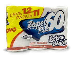 9052-papel-higienico-picotado-folha-simples-zapel-plus-lv12pg11-60m