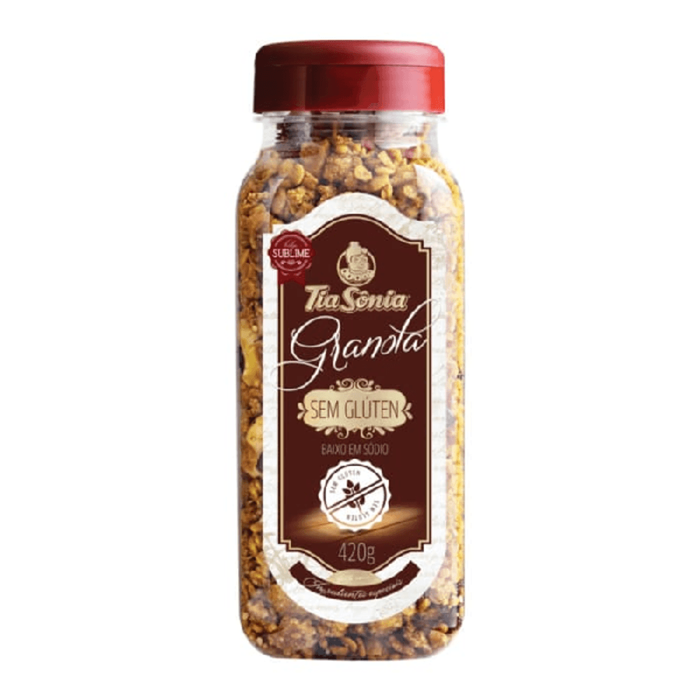 GRANOLA TIA SONIA SEM GLUTEN 420G cordeiro supermercado