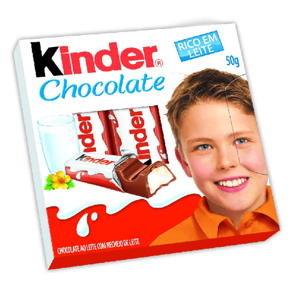 CHOCOLATE KINDER BARRINHAS DE CHOCOLATE AO LEITE 50G cordeiro