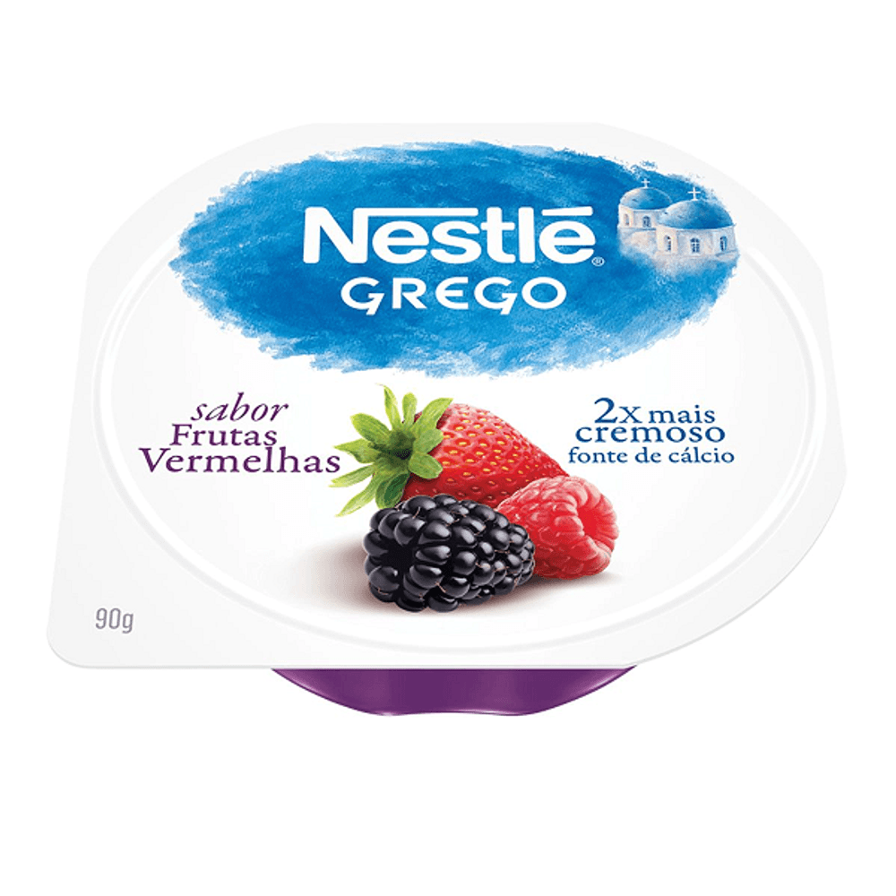 IOGURTE GREGO NESTLE FRUTAS VERMELHAS 90G - Cordeiro Supermercado