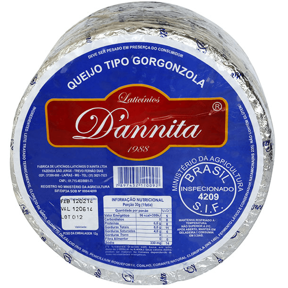 Queijo Gorgonzola D.O.P. Galbani Kg - Queijos do Mundo - Queijos