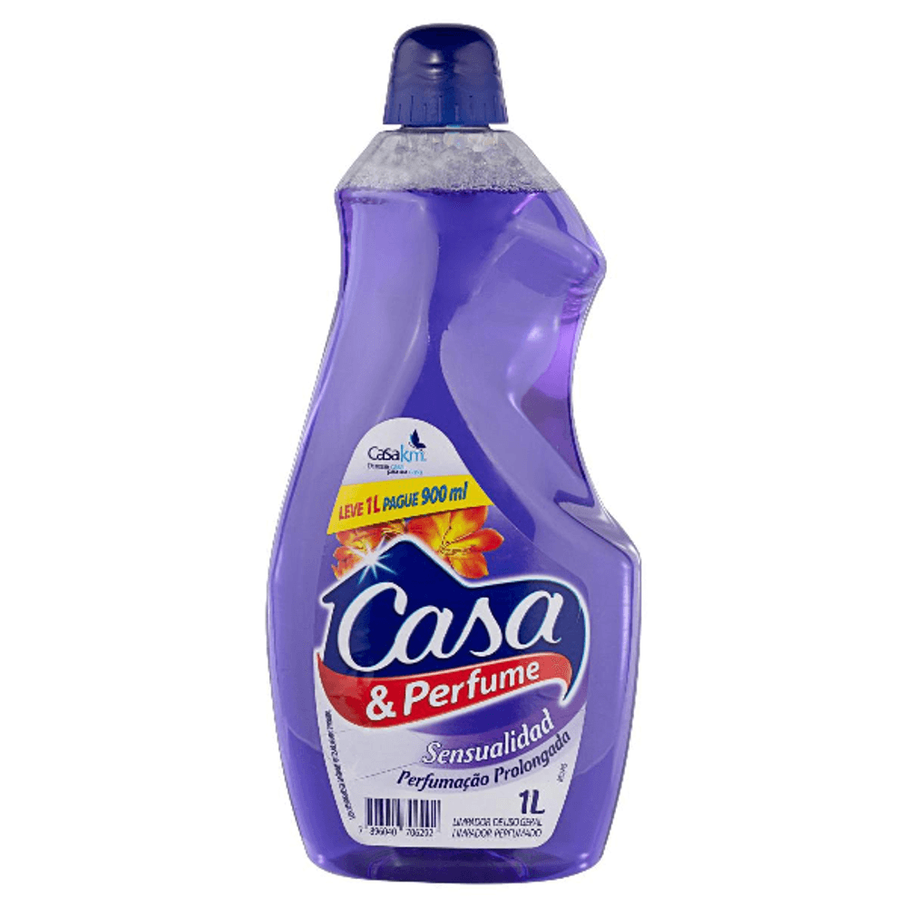 LIMPADOR PERFUME SENSUALIDAD CASA 1L - cordeiro supermercado