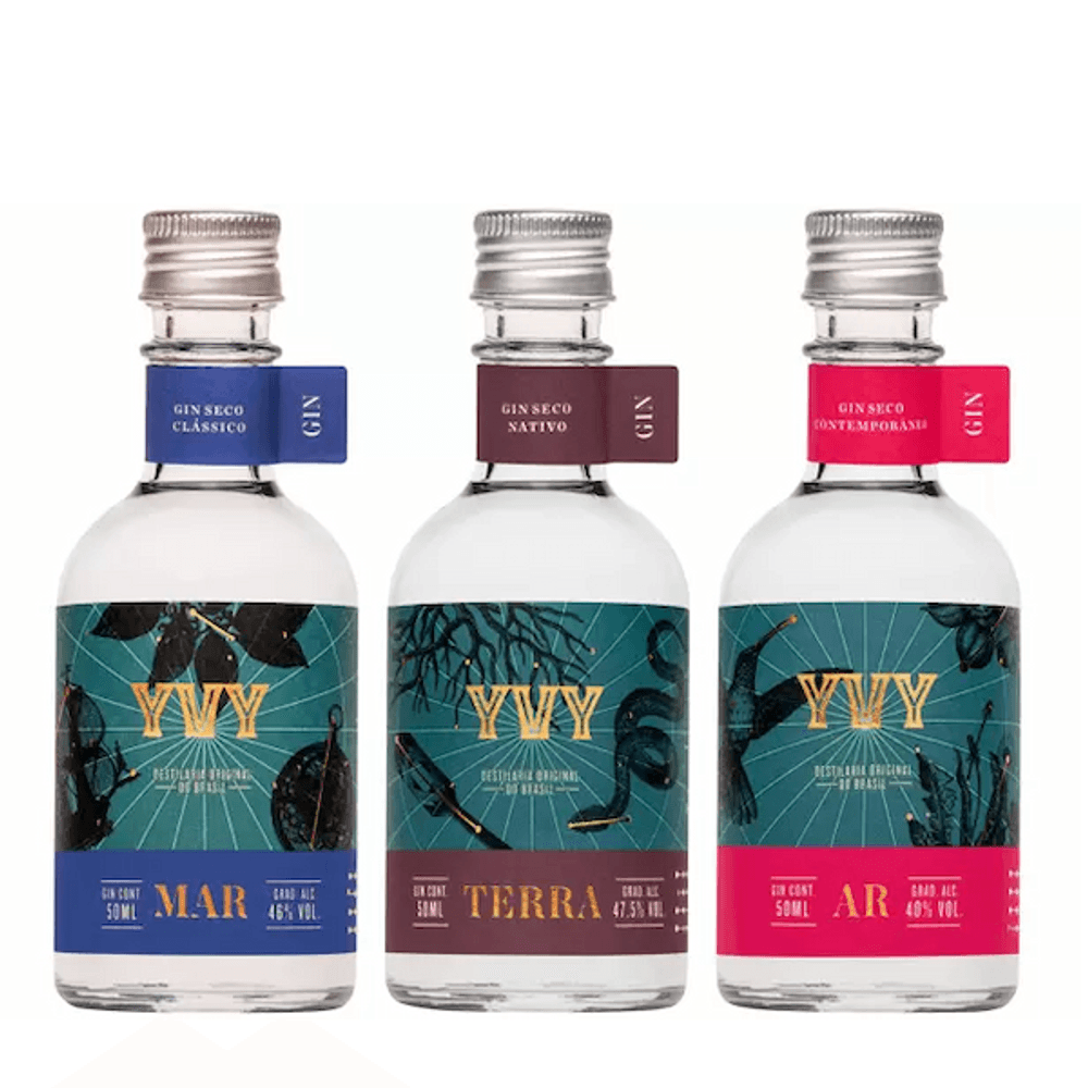 KIT TRILOGIA GIN YVY 3 X 200 ML cordeiro supermercado