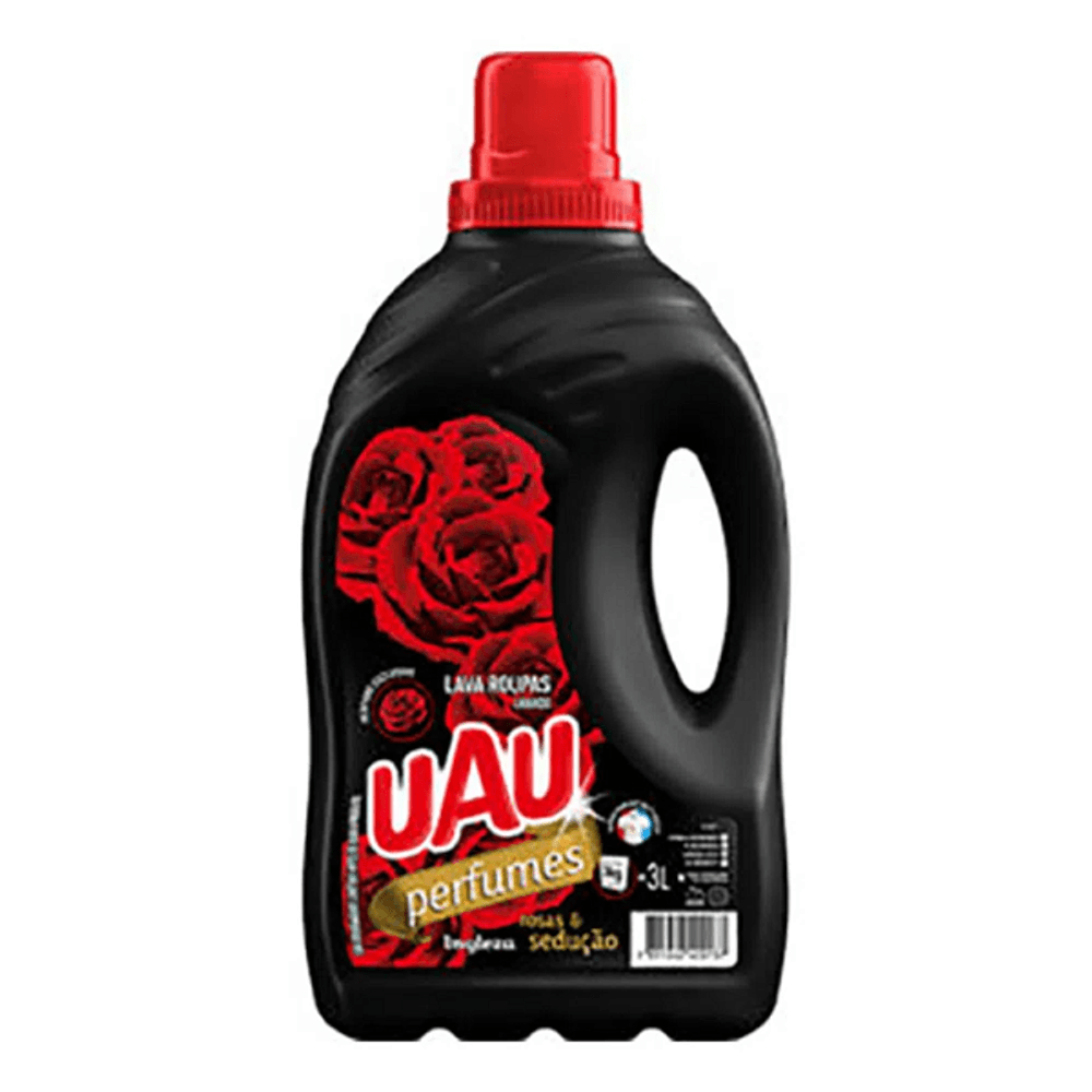 LAVA ROUPA LIQUIDO UAU ROSAS E SEDUCAO 3L - cordeiro supermercado