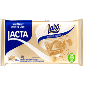 CHOCOLATE LACTA BARRA LAKA 80G - cordeiro supermercado