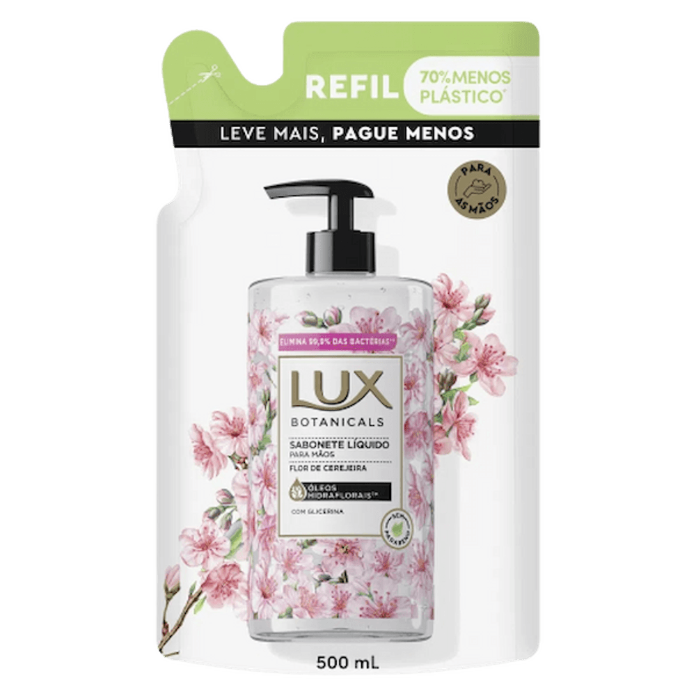 Sabonete Líquido para Mãos Flor de Cerejeira Lux 500ml