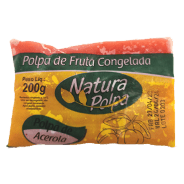 POLPA DE FRUTA NATURA POLPA ACEROLA 200G