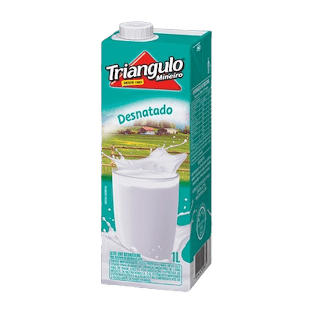 LEITE DESNATADO TRIANGULO 1L - cordeiro supermercado