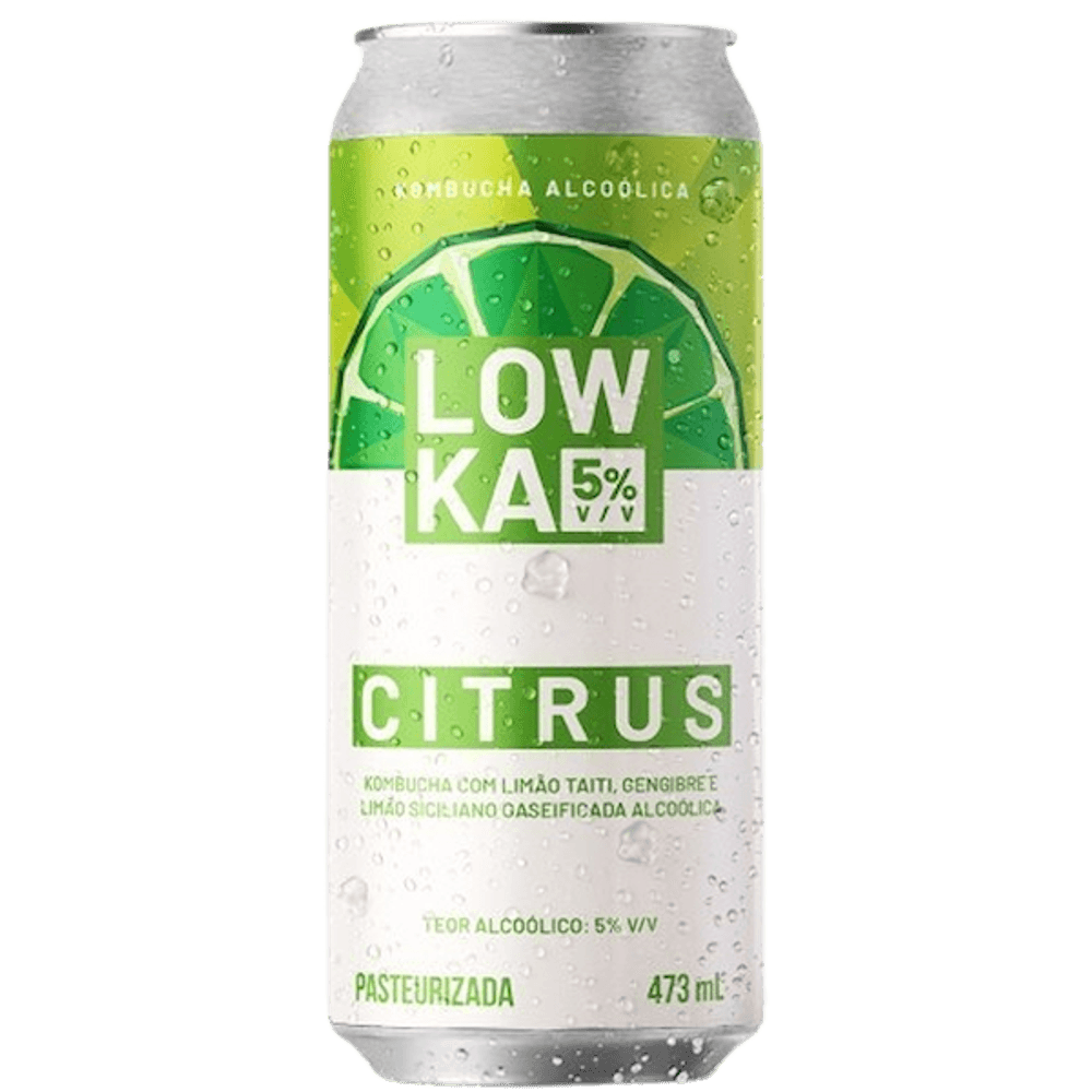 KOMBUCHA DRINK CITRUS LOWKA 473ML - cordeiro supermercado