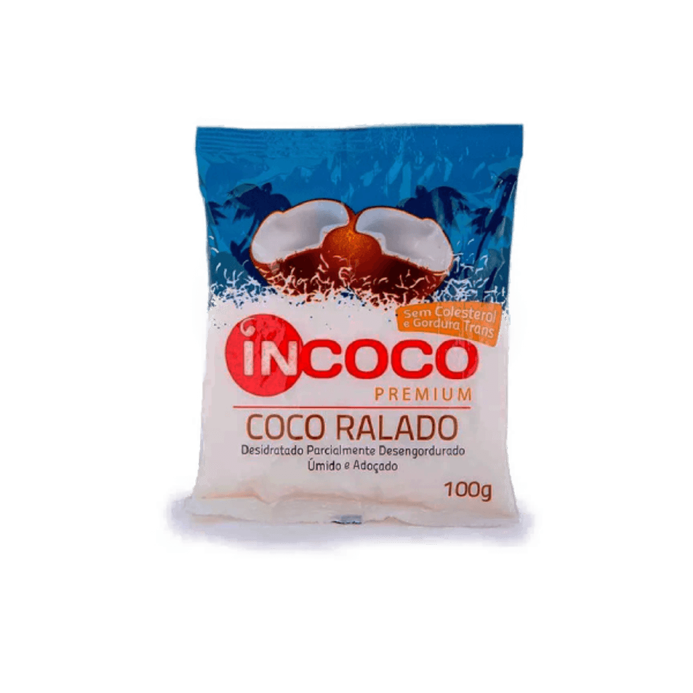 COCO RALADO ADOCADO INCOCO 100G - cordeiro supermercado